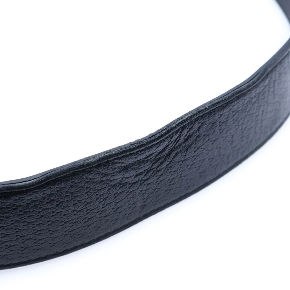 GUCCI(グッチ) GGマーモントバックル レザー ベルト ブラック 40683