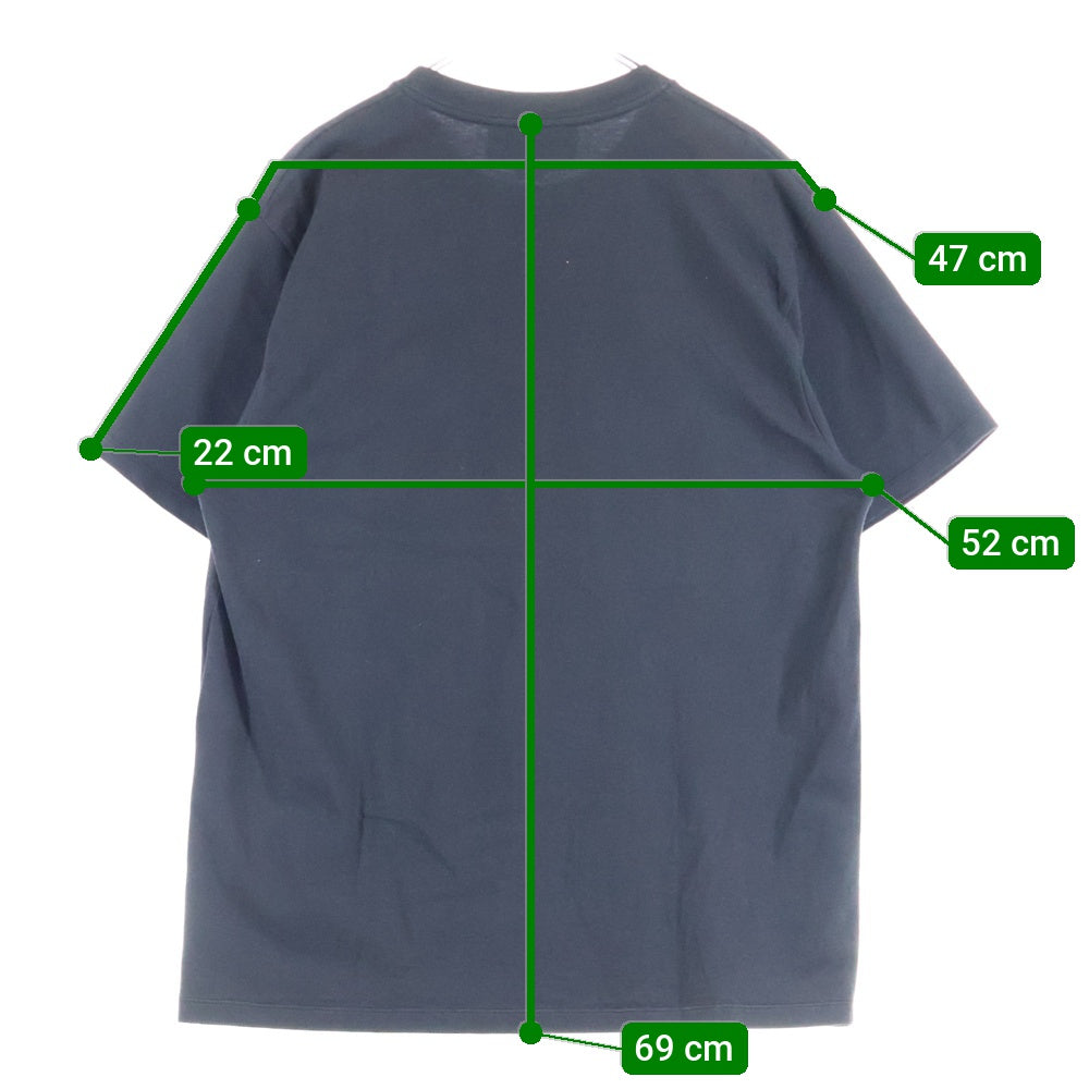 GUCCI(グッチ) 19SS ブレード ロゴプリント クルーネック 半袖Tシャツ カットソー ブラック 565806