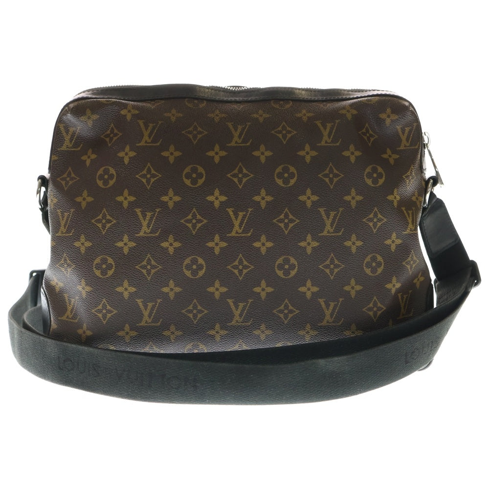 LOUIS VUITTON(ルイヴィトン) モノグラムマカサー トーレス ショルダーバッグ ブラウン×ブラック PVCレザー M40387 シルバー金具