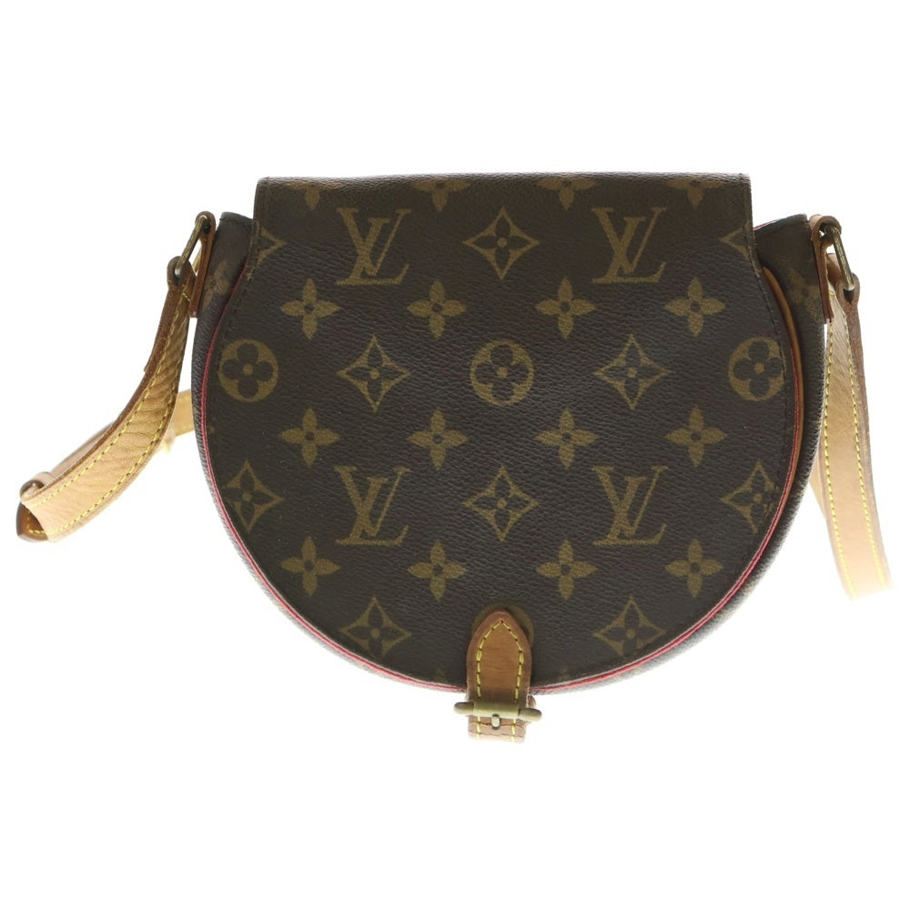 LOUIS VUITTON(ルイヴィトン) モノグラム タンブラン ショルダーバッグ ショルダーポシェット ブラウン×レッド PVC×レザー M51179 ゴールド金具