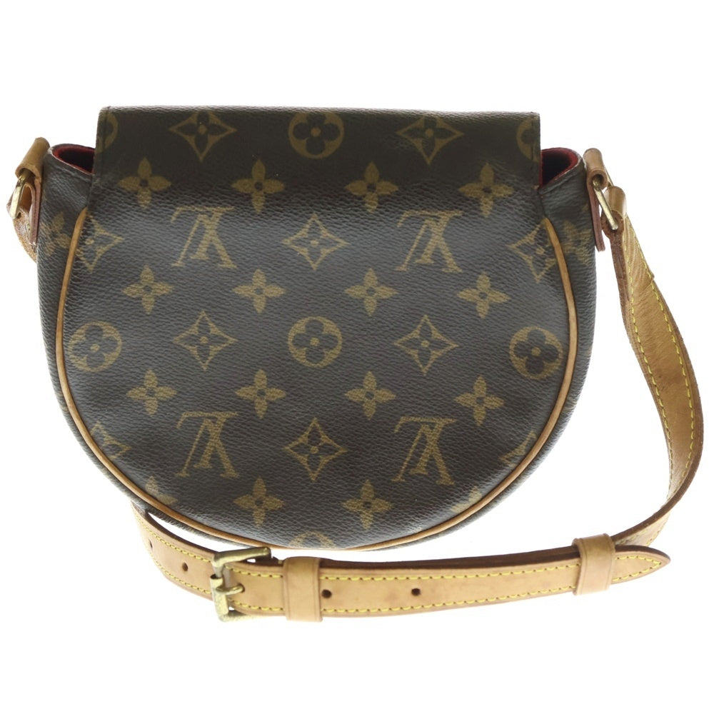 LOUIS VUITTON(ルイヴィトン) モノグラム タンブラン ショルダーバッグ ショルダーポシェット ブラウン×レッド PVC×レザー M51179 ゴールド金具