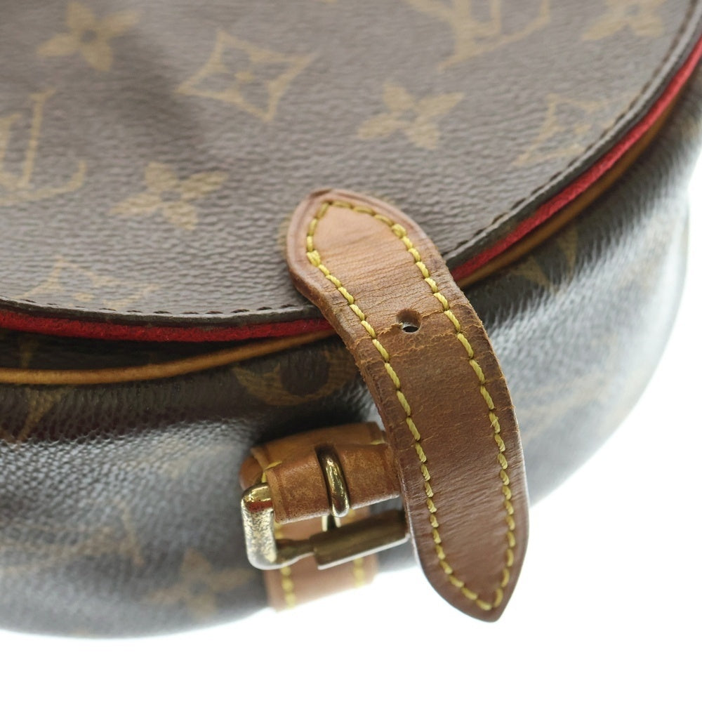 LOUIS VUITTON(ルイヴィトン) モノグラム タンブラン ショルダーバッグ ショルダーポシェット ブラウン×レッド PVC×レザー M51179 ゴールド金具