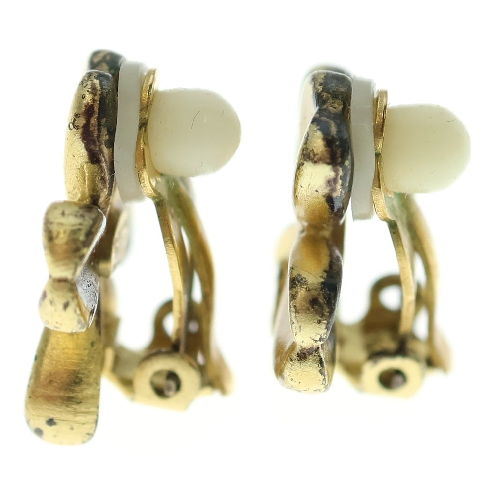 CHANEL(シャネル) ココマーク 四つ葉のクローバーモチーフ イヤリング ゴールド メッキ 03P