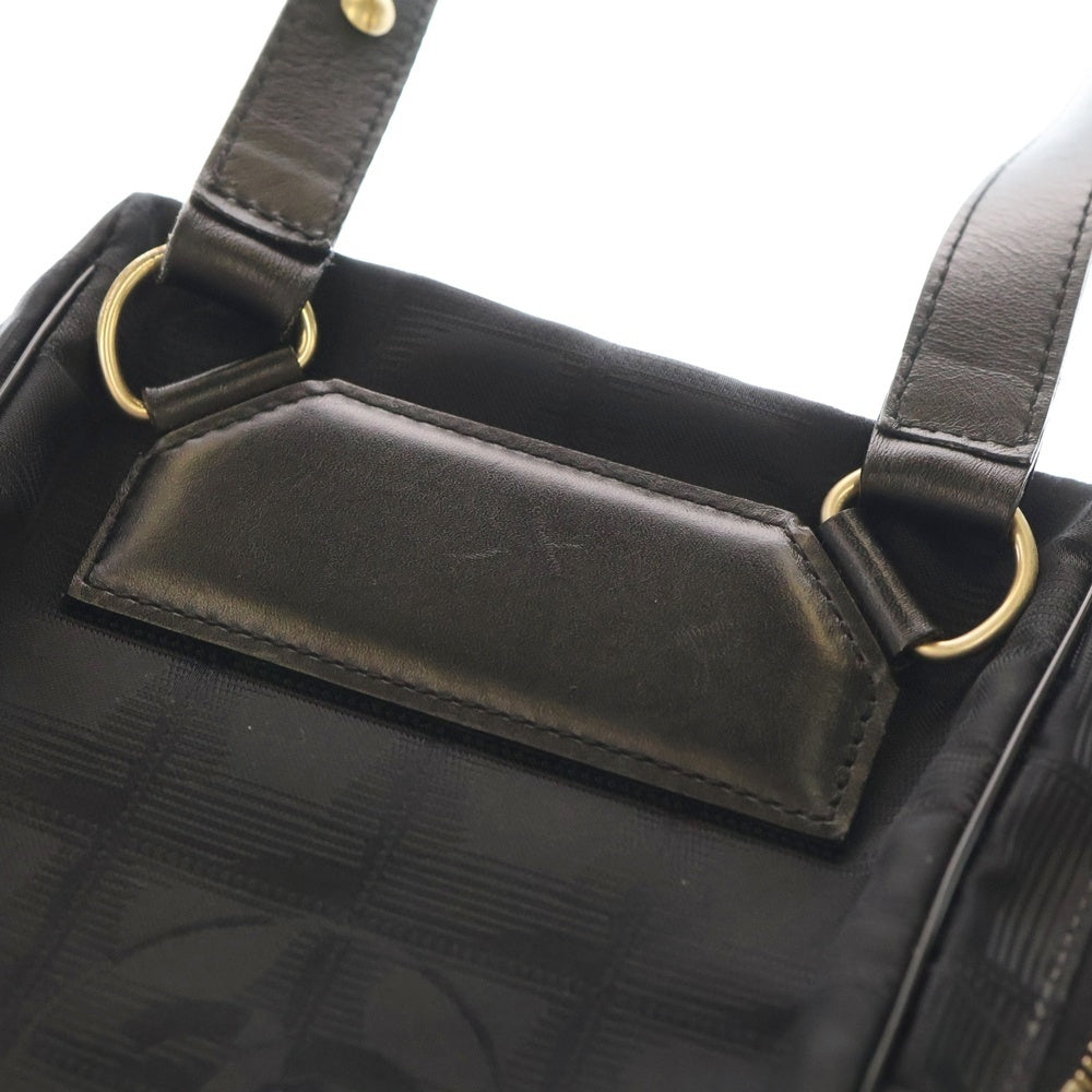 CHANEL(シャネル) ニュートラベルライン ショルダーポシェット ショルダーバッグ ミニバッグ ブラック ナイロン 7989946 ゴールド金具