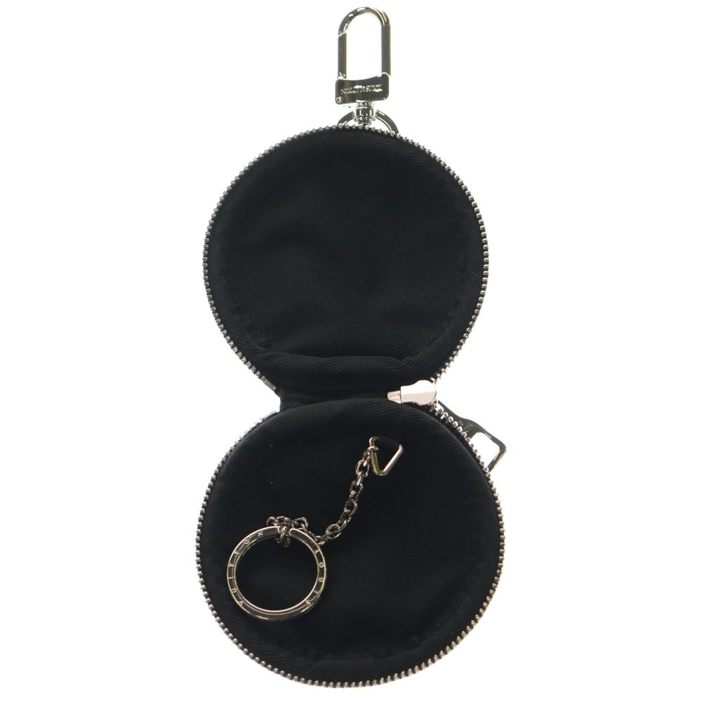 LOUIS VUITTON(ルイヴィトン) ポルトクレ ラウンド チャームポーチ ブラック レザー MP2860