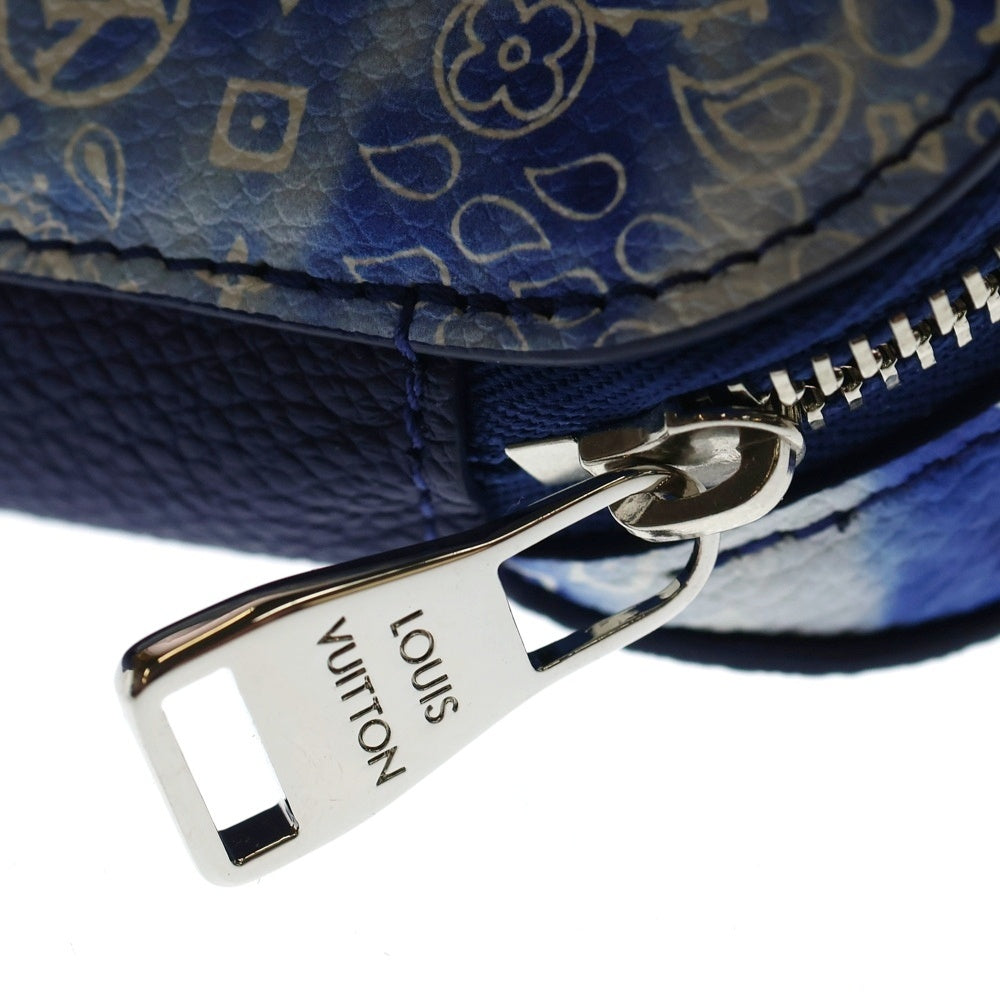 LOUIS VUITTON(ルイヴィトン) モノグラムバンダナ エテュイ リュネット サングラスケース ブルー PVC GI0764 ICタイプ