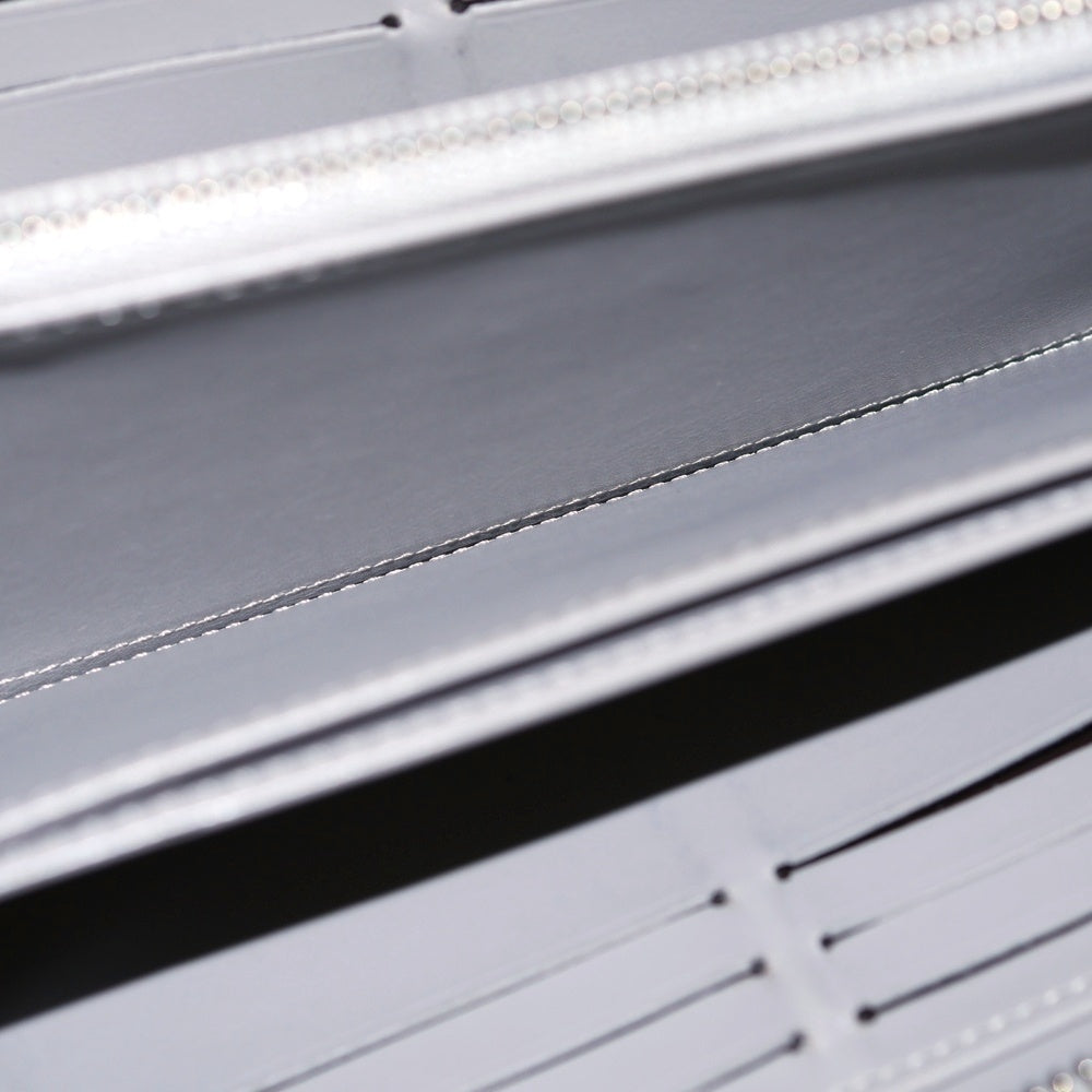 LOUIS VUITTON(ルイヴィトン) マヒナ ジッピーウォレット ロングウォレット カードケース 長財布 ベージュ レザー M69821 シルバー金具