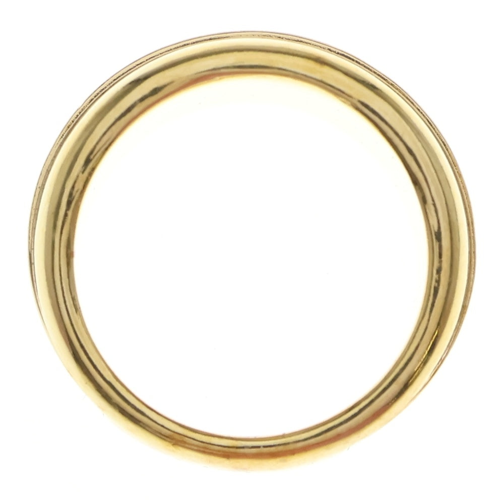 Christian Dior(クリスチャンディオール) CDラインロゴ リング 指輪 ゴールド/ブラック