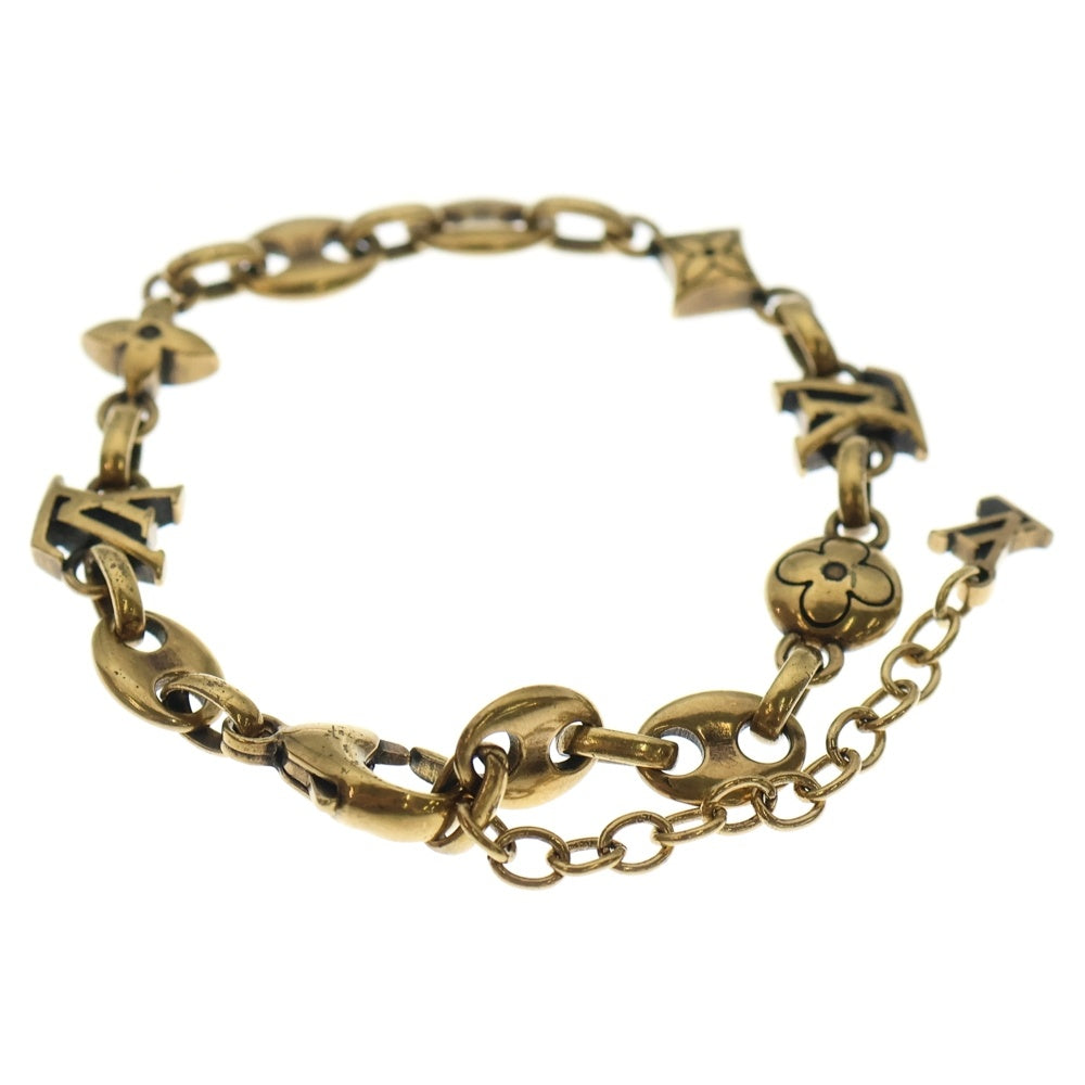 LOUIS VUITTON(ルイヴィトン) モノグラム LVセーラー ブレスレット チェーン ゴールド GP M02746