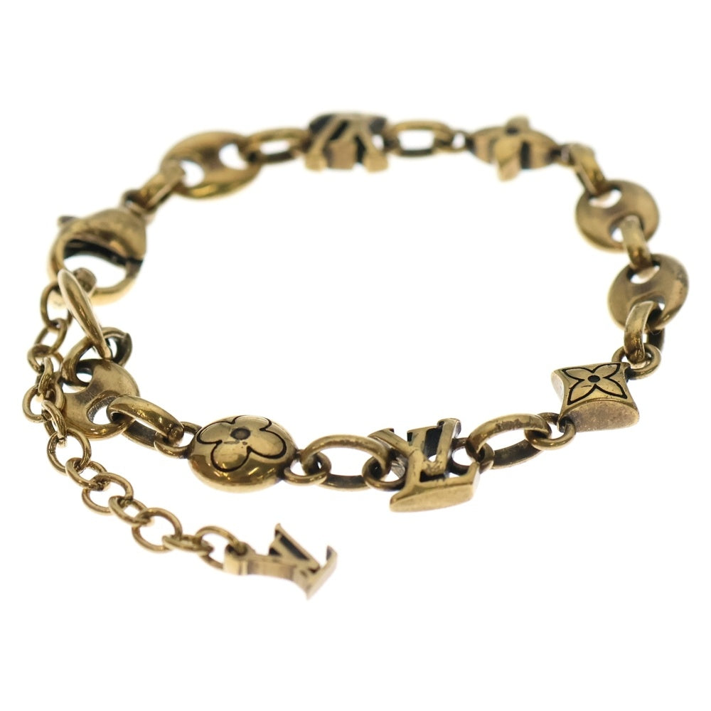 LOUIS VUITTON(ルイヴィトン) モノグラム LVセーラー ブレスレット チェーン ゴールド GP M02746