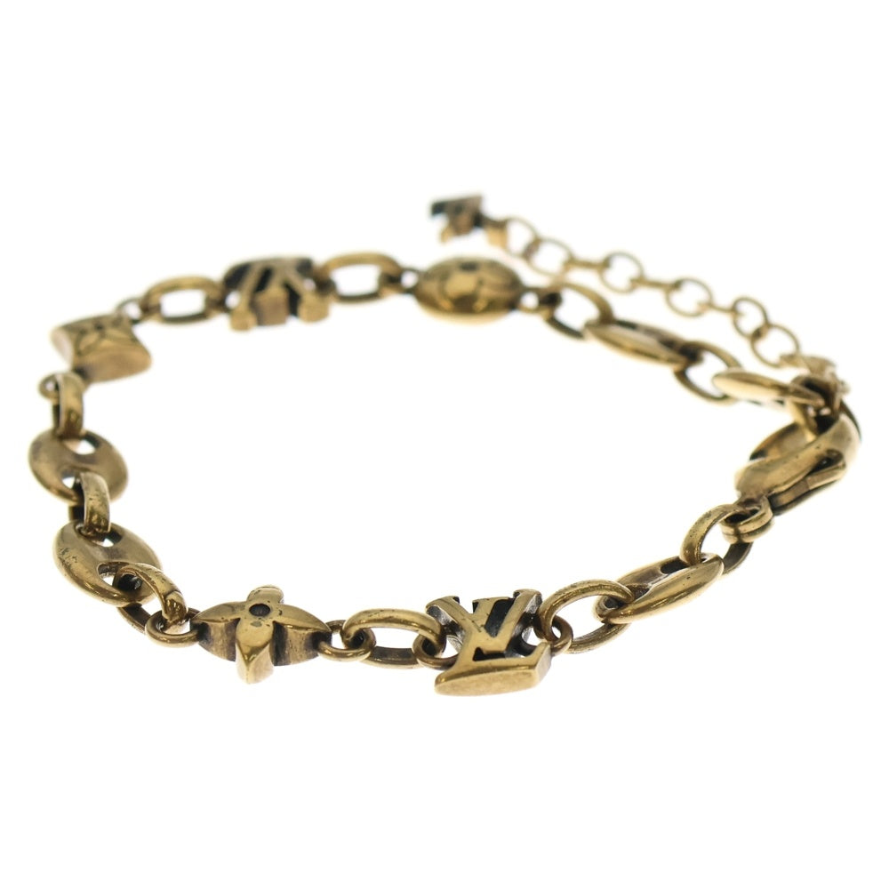 LOUIS VUITTON(ルイヴィトン) モノグラム LVセーラー ブレスレット チェーン ゴールド GP M02746