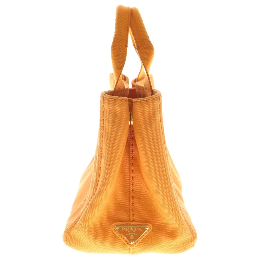 PRADA(プラダ) カナパ ハンドバッグ ミニトートバッグ オレンジ キャンバス