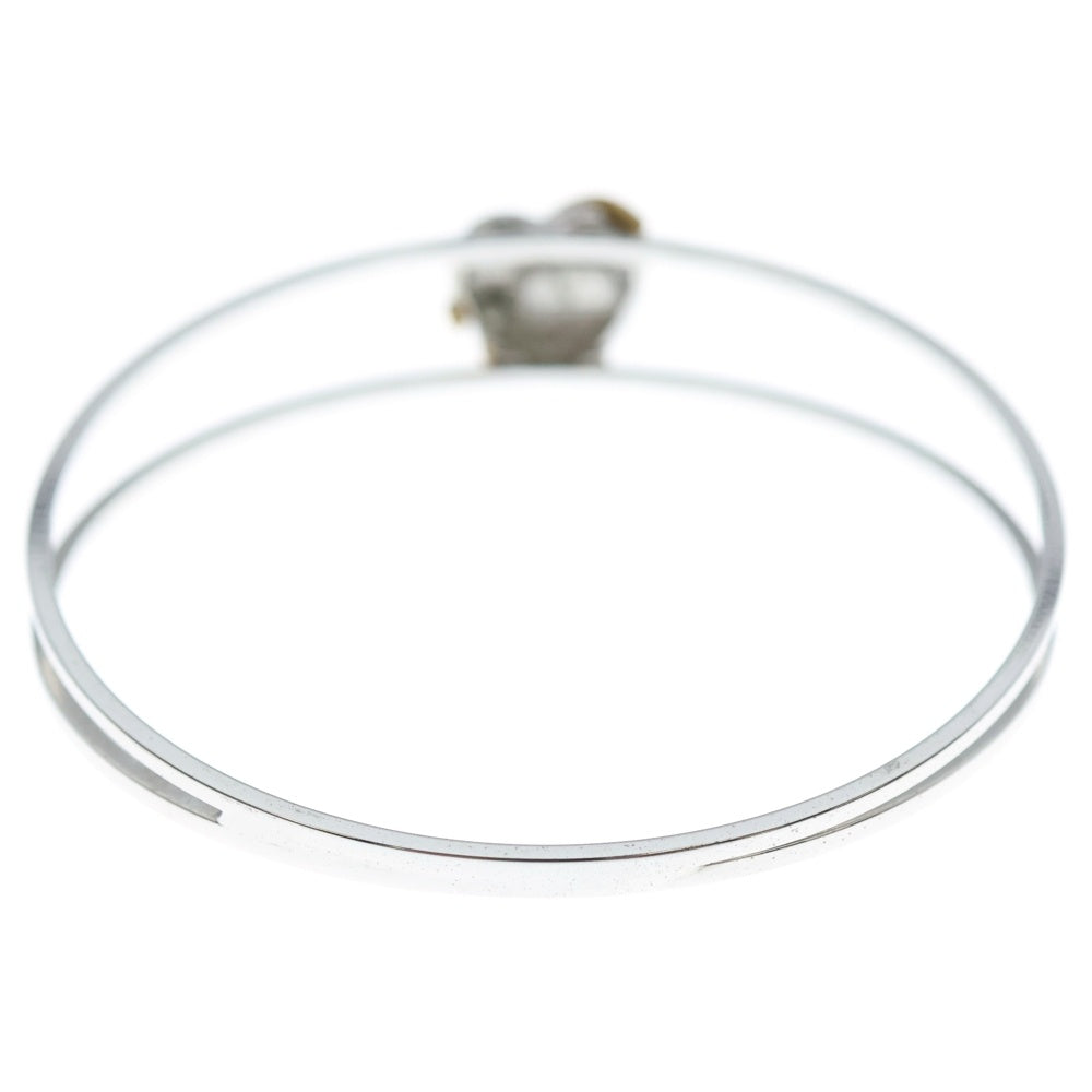 VALENTINO(ヴァレンティノ) ブレスレット ゴールド×シルバー メタル バングル アクセサリー