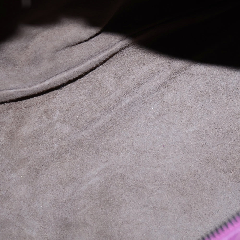 BOTTEGA VENETA(ボッテガヴェネタ) イントレチャート 2WAYハンドバッグ ショルダーバッグ ミニボストン パープル レザー シルバー金具