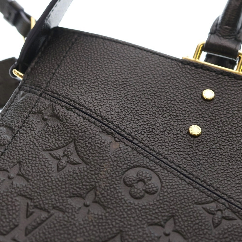 LOUIS VUITTON(ルイヴィトン) モノグラムアンプラント スリーMM レザー2WAYハンドバッグ ショルダーバッグ ネイビー M54273