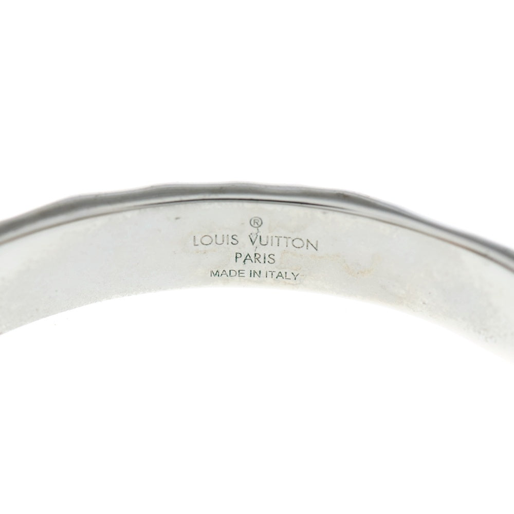 LOUIS VUITTON(ルイヴィトン) カフ モノグラム カーヴド バングル ブレスレット シルバー M00332