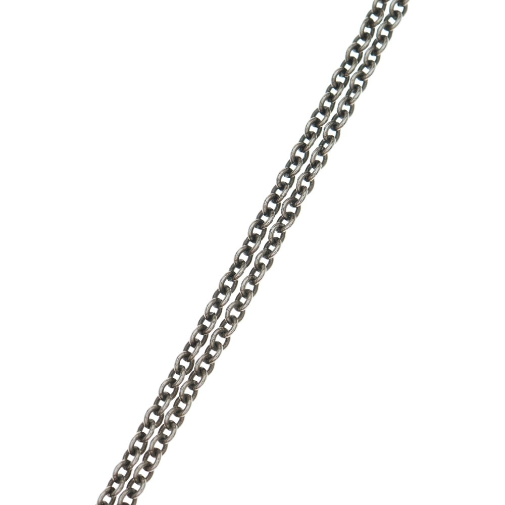 LOUIS VUITTON(ルイヴィトン) ネックレス ユニセックス LVスネーク ペンダント チェーン アクセサリー メタリックシルバー ブラック MP2567