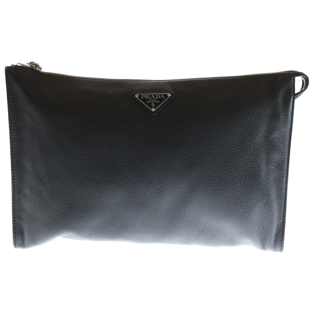 PRADA(プラダ) トライアングルロゴ クラッチバッグ セカンドバッグ