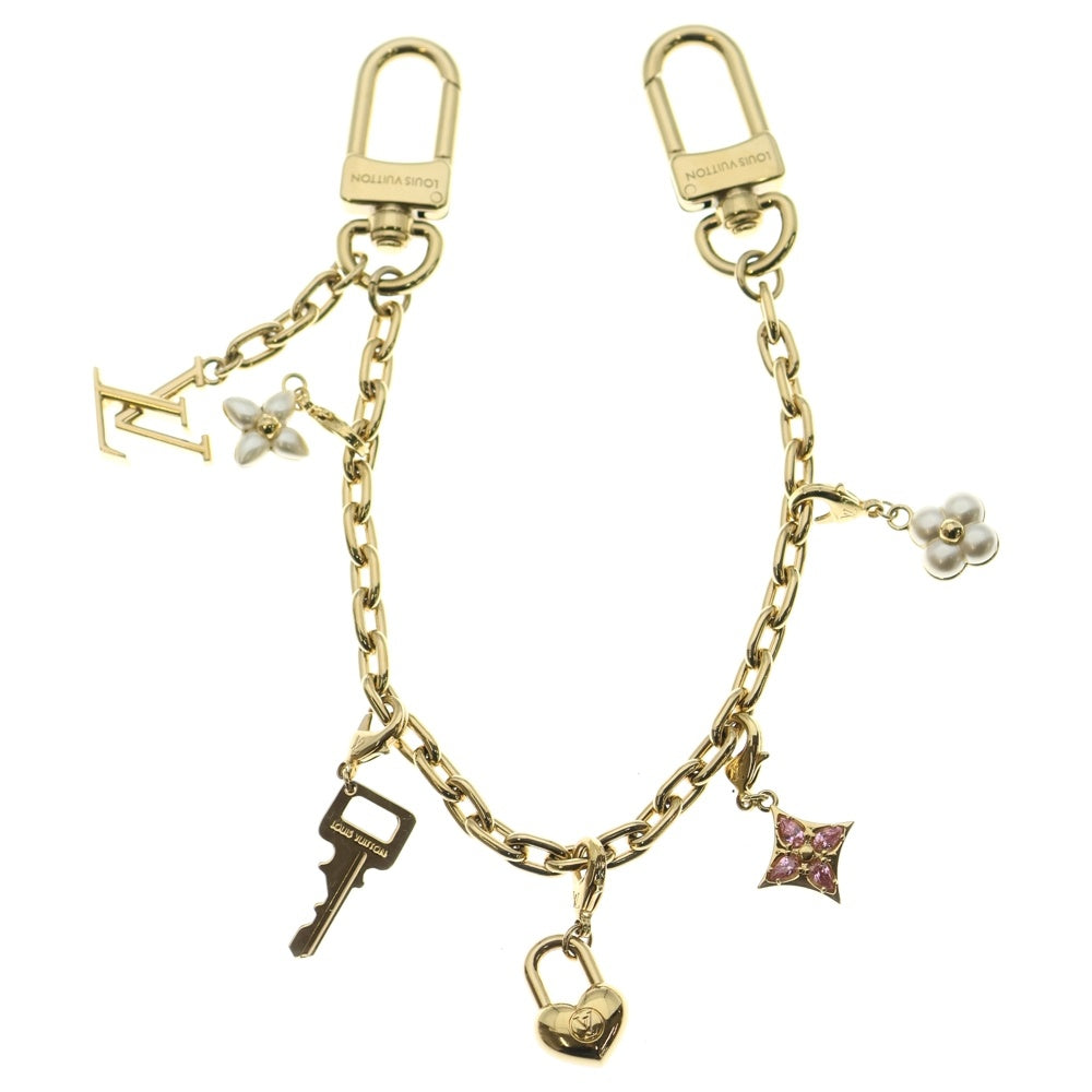 LOUIS VUITTON(ルイヴィトン) バッグチャーム・LVチャーム モノグラム・フラワー キーチェーン ゴールド M02943