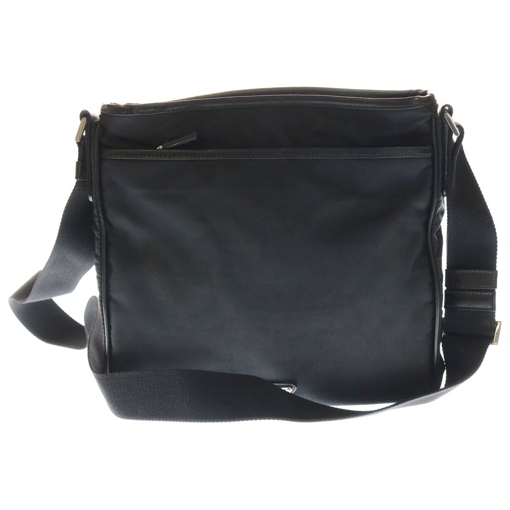 PRADA(プラダ) ショルダーバッグ メッセンジャーバッグ ブラック ナイロン VA0797 シルバー金具 レディース