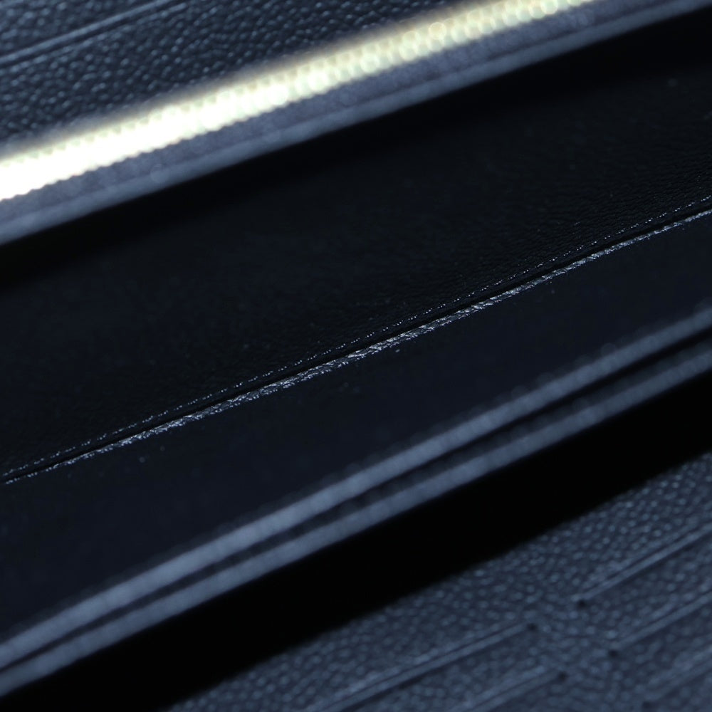 LOUIS VUITTON(ルイヴィトン) モノグラムアンプラント ジッピーウォレット 長財布 ブラック レザー RFID M80481