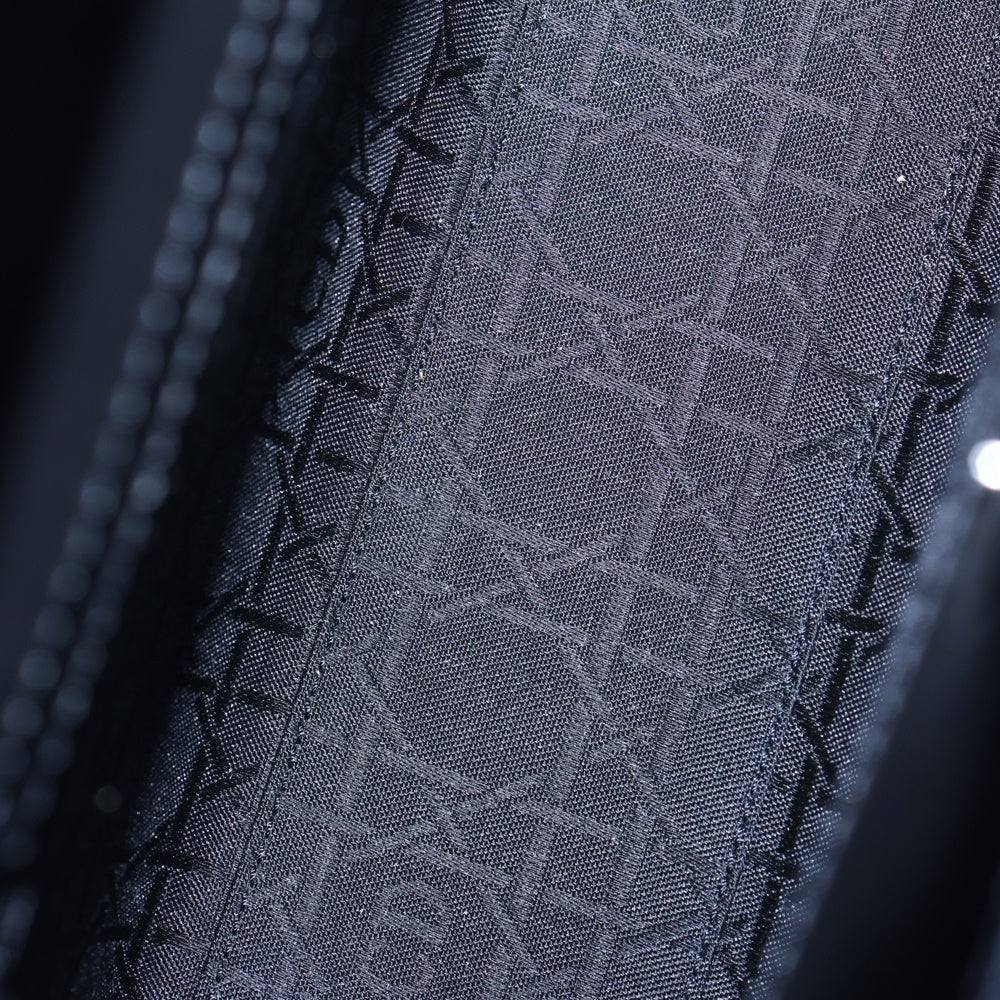 DIOR(ディオール) マリスパール ロゴ刻印レザーハンドバッグ ブラック レディース