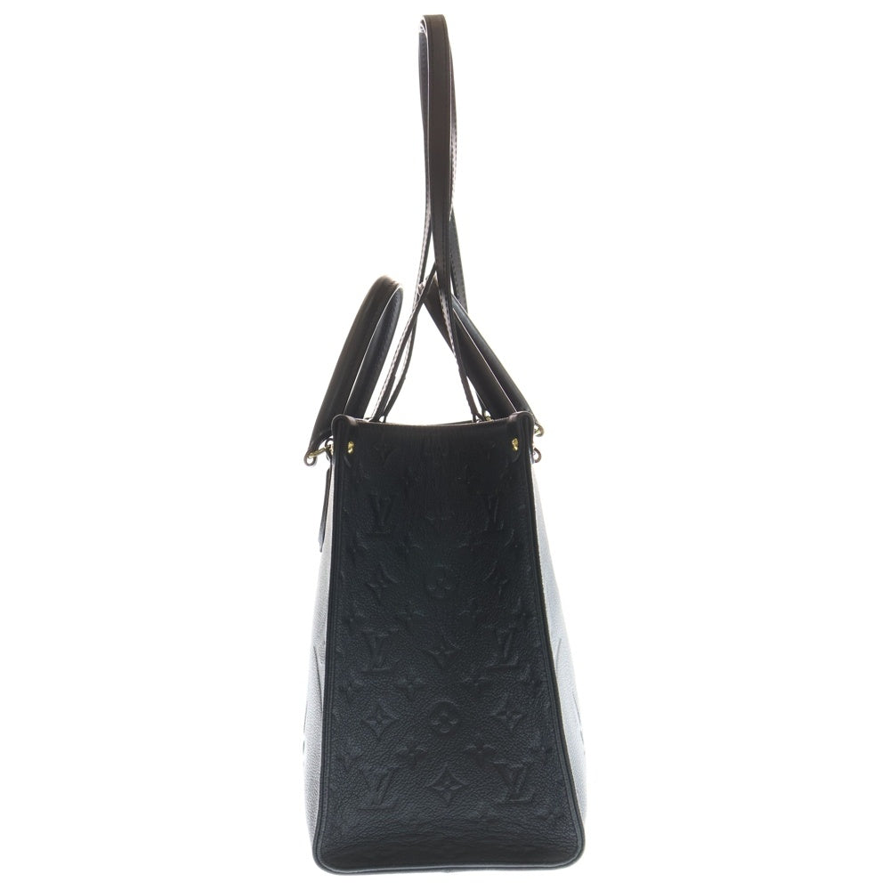 LOUIS VUITTON(ルイヴィトン) モノグラムアンプラント オンザゴーMM トートバッグ ハンドバッグ ブラック ノワール レザー M45595 ゴールド金具 レディース
