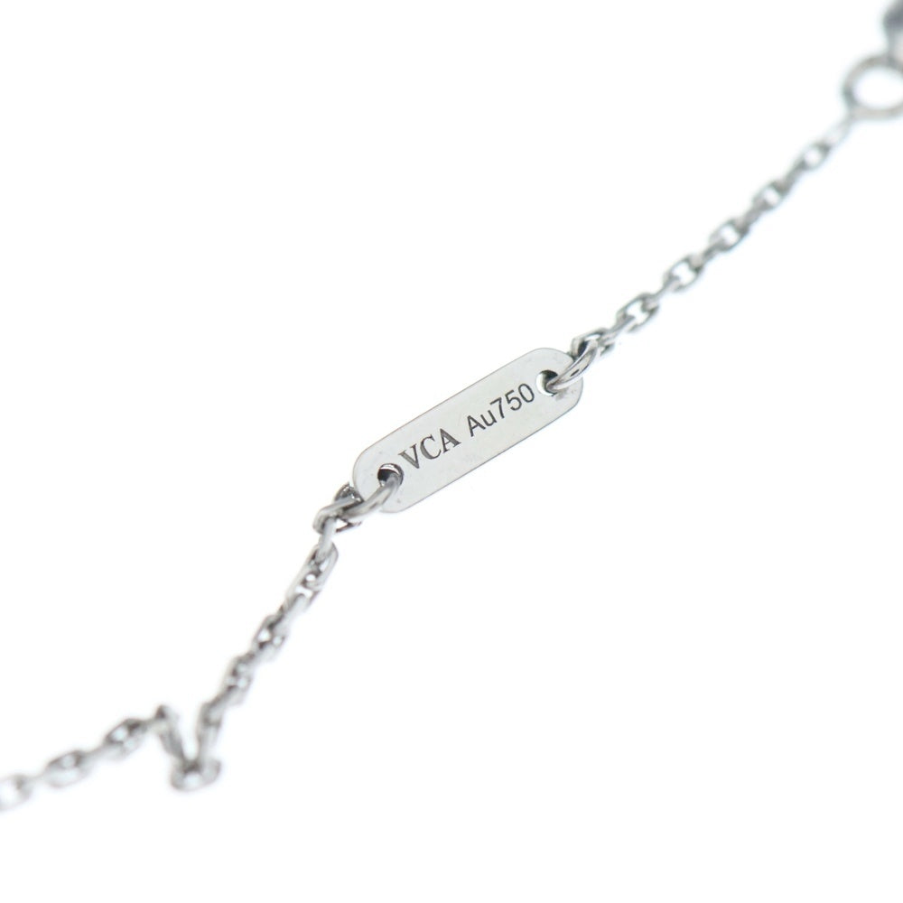 Van Cleef & Arpels(ヴァンクリーフアンドアーペル) スウィートアルハンブラ パピヨン ネックレス ターコイズ ホワイトゴールド Au750WG VCARF80500 ジュエリー レディース