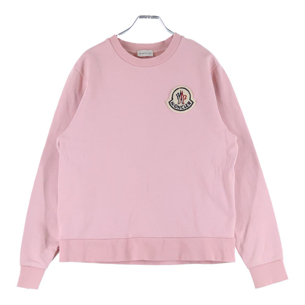 MONCLER(モンクレール) 23AW パイル ワッペンロゴクルーネック プル