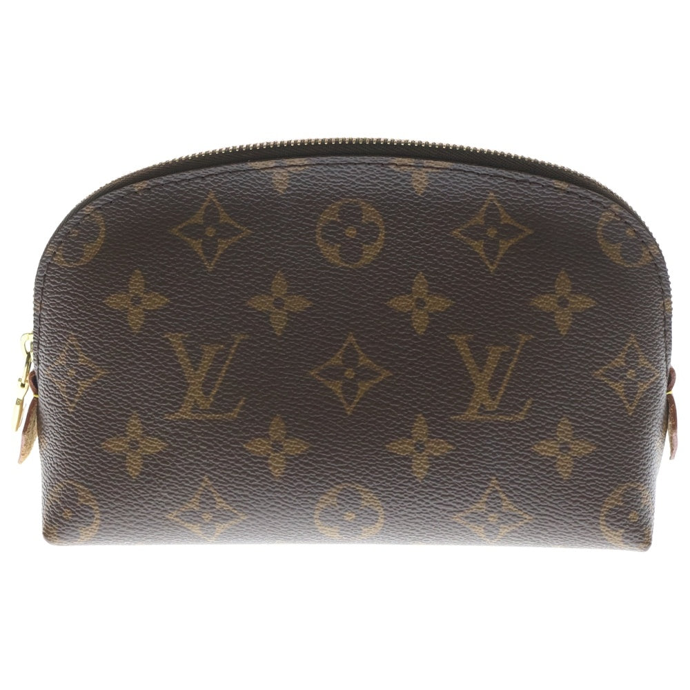 LOUIS VUITTON(ルイヴィトン) モノグラム ポシェットコスメティック ポーチ ブラウン PVCレザー M47515 ICタイプ