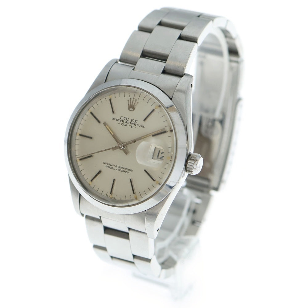ROLEX(ロレックス) 15000 オイスターパーペチュアル デイト シルバー文字盤 SS/AT ステンレス 自動巻き ヴィンテージ 80s
