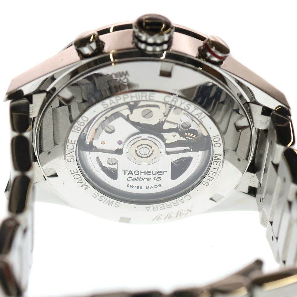 TAG HEUER(タグホイヤー) CV2A1S カレラ キャリバー16 クロノグラフ 黒文字盤 SS/AT ステンレス 自動巻き 腕時計