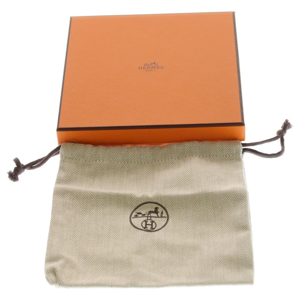 HERMES(エルメス) バンドリエール サングル コルダージュ ネイビー キャンバス シルバー金具 ショルダーストラップ K刻印 レディース