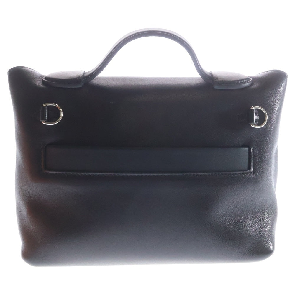 HERMES(エルメス) ヴァンキャトルミニ ブラック スイフト エヴァーカラー 2wayハンドバッグ シルバー金具 W刻印 レディース