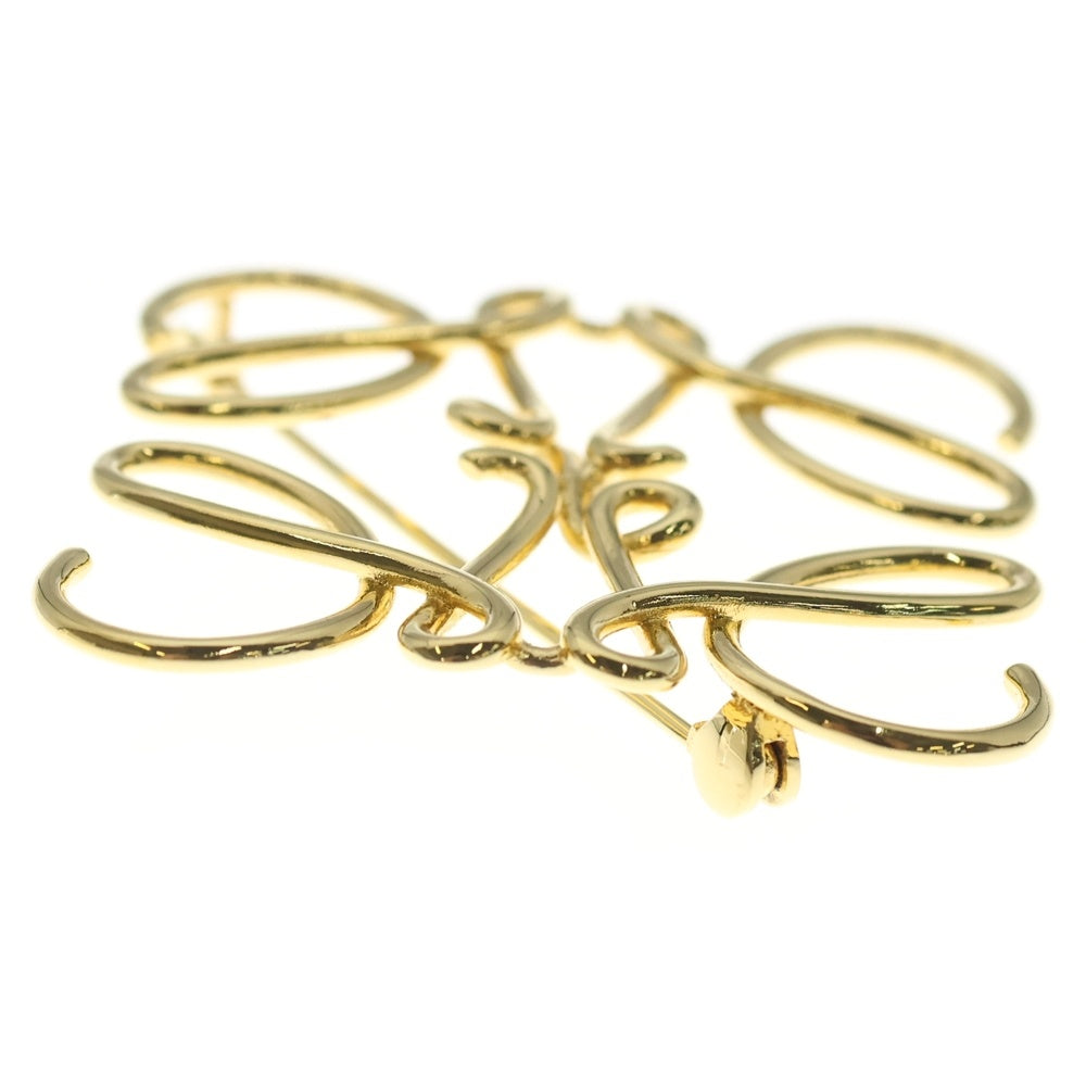 LOEWE(ロエベ) アナグラム ブローチ ゴールド GP ゴールド アクセサリー レディース