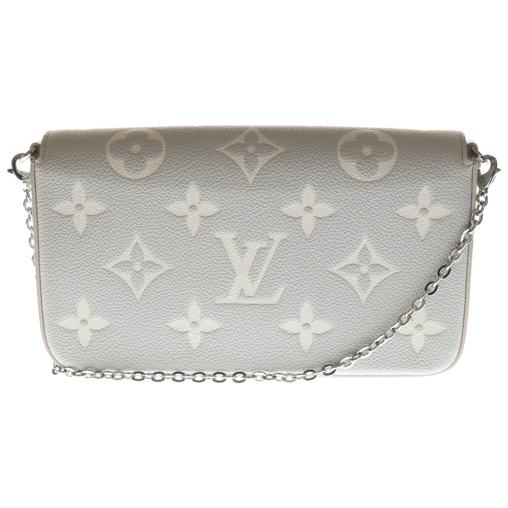 LOUIS VUITTON(ルイヴィトン) チェーンウォレット モノグラム アンプラント ポシェット フェリシー M14227 グレー レディース