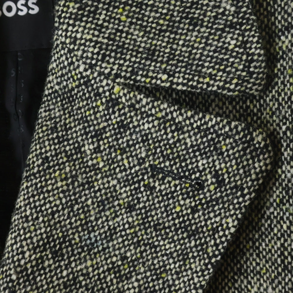 HUGO BOSS(ヒューゴボス) ダブルブレスティッド ウールヘビーロングコート グレー