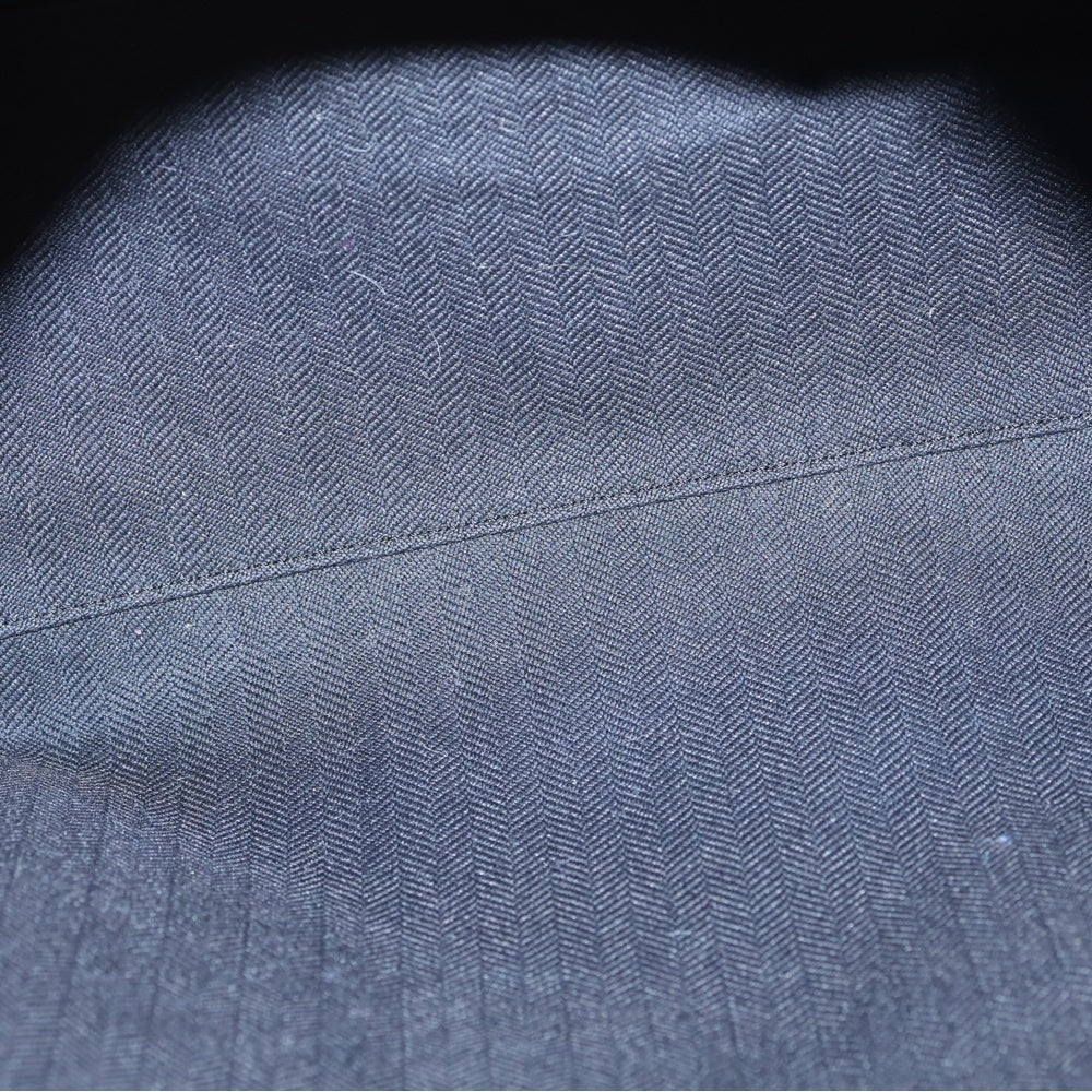 LOEWE(ロエベ) Tバックパック アナグラム スモール リュックサック ネイビー レザー 316.41 シルバー金具 レディース