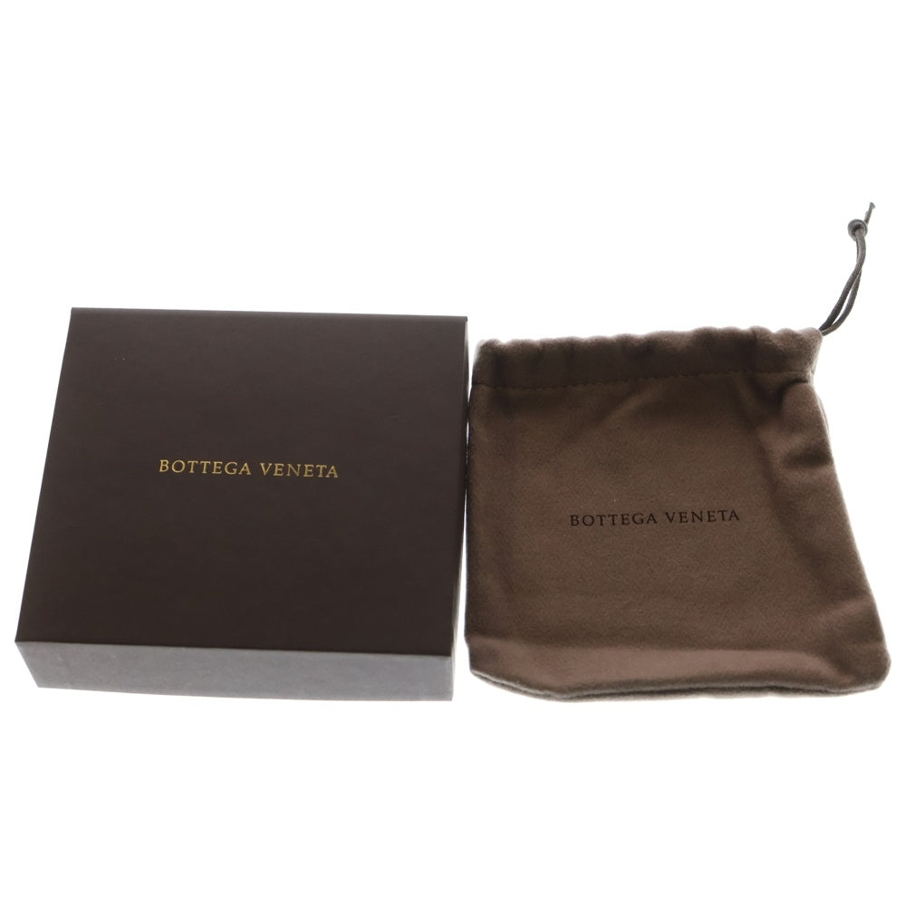 BOTTEGA VENETA(ボッテガヴェネタ) イントレチャート 二つ折り財布 コンパクトウォレット コインケース カーキ×ブラック レザー 113993