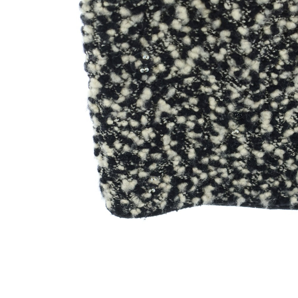 CHANEL(シャネル) 94A ツイード スパンコール ドレス ワンピース ブラック/ホワイト レディース