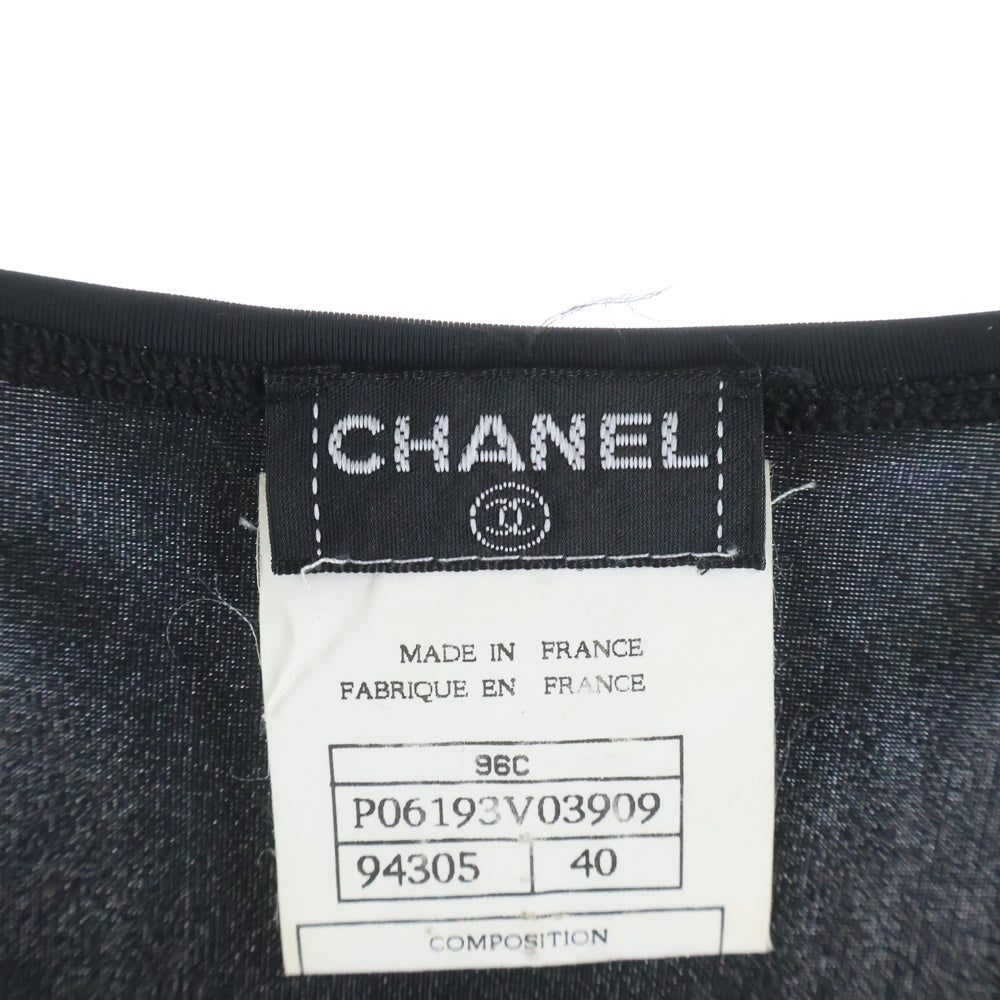 CHANEL(シャネル) 96C ココマークワンポイント ワンピース ブラック レディース