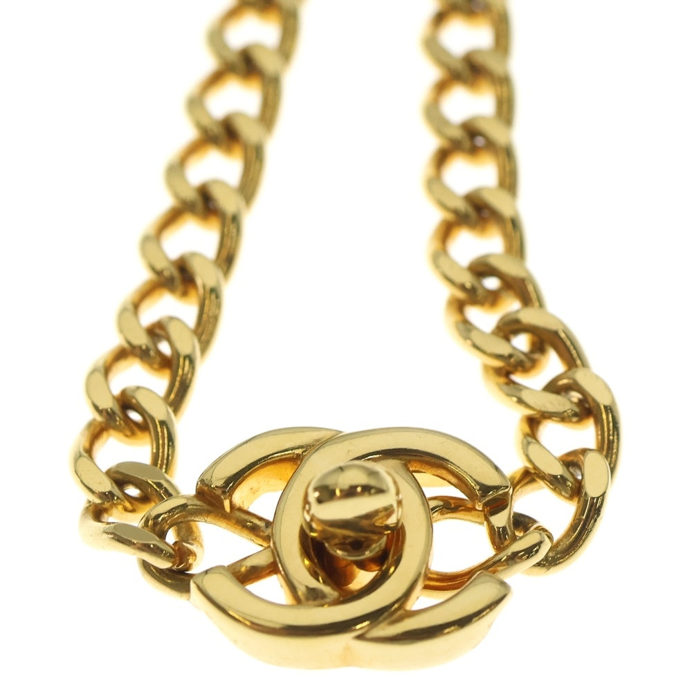 CHANEL(シャネル) ココマーク ターンロック チェーンベルト GP ゴールド 96P レディース