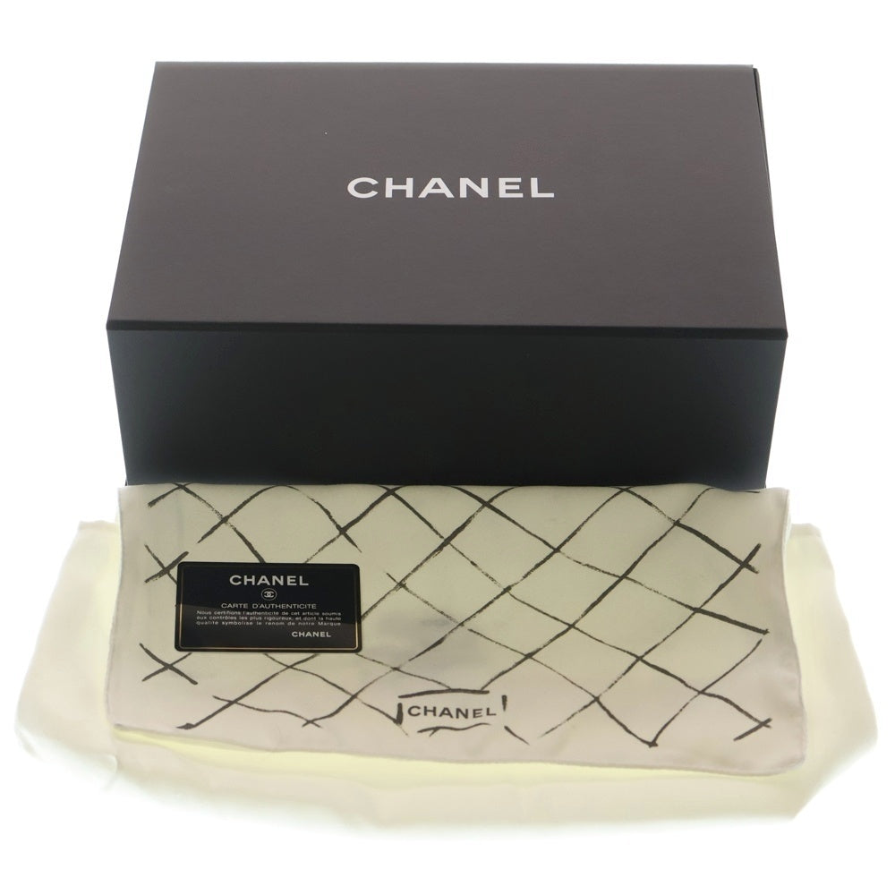 CHANEL(シャネル) マトラッセ25 ダブルフラップ ダブルチェーン ショルダーバッグ ブラック ラムスキン ゴールド金具 A01112 レディース