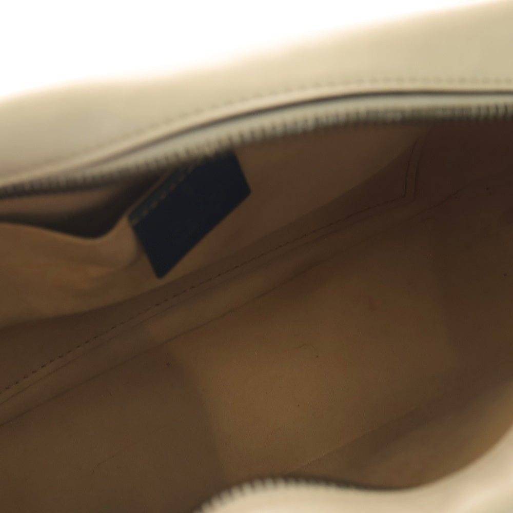 GUCCI(グッチ) GGマーモント ショルダーバッグ ホワイト/ネイビー レザー 447632 レディース