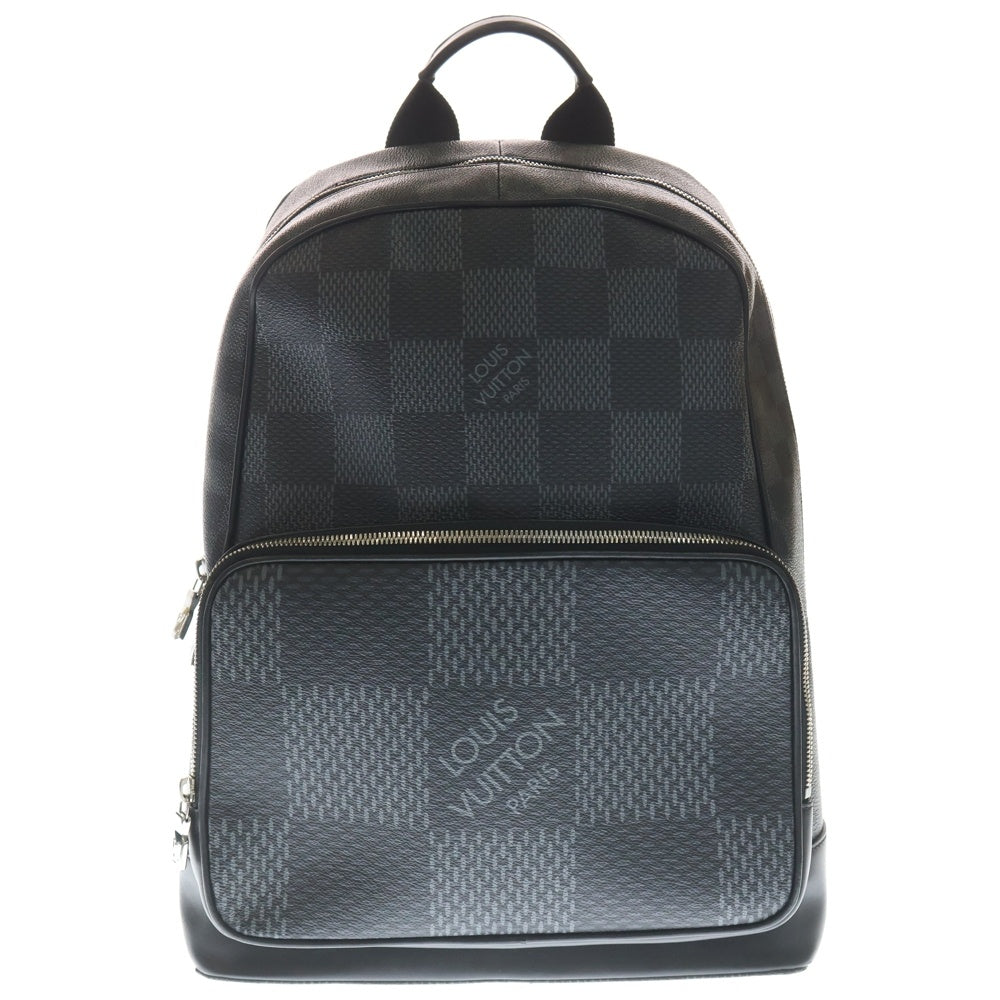 LOUIS VUITTON(ルイヴィトン) ダミエグラフィット 3D キャンバス バックパック ブラック PVC レザー N50009