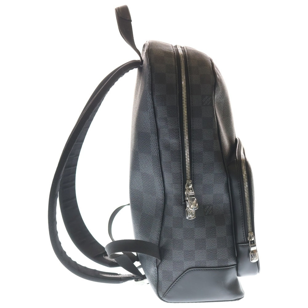LOUIS VUITTON(ルイヴィトン) ダミエグラフィット 3D キャンバス バックパック ブラック PVC レザー N50009