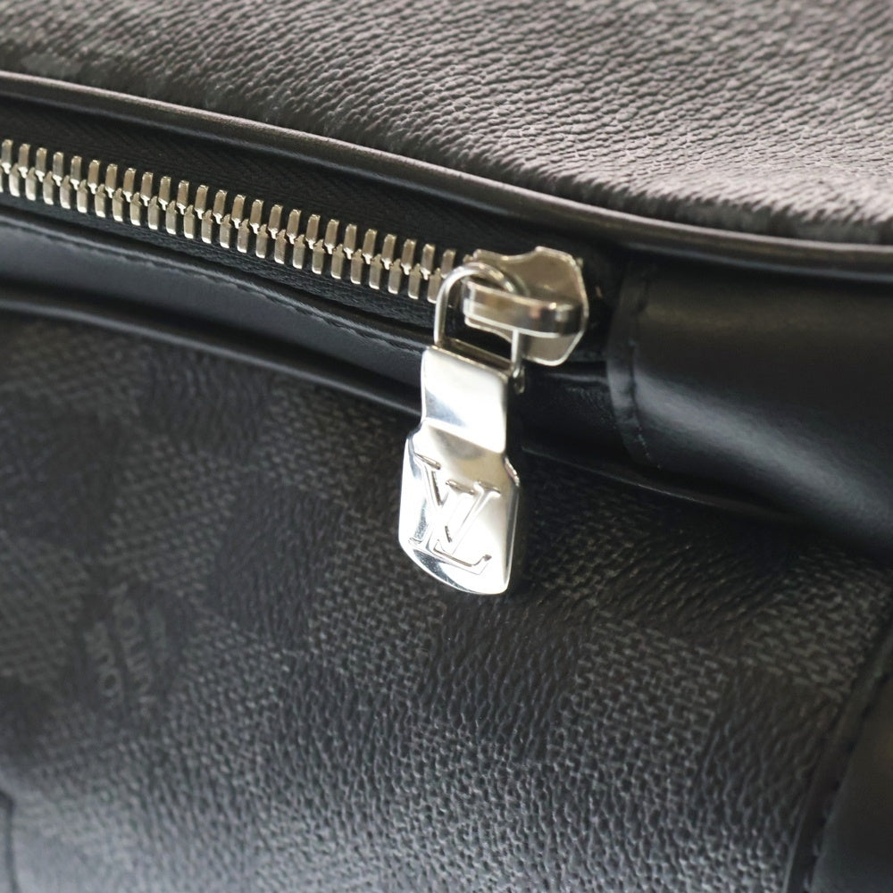 LOUIS VUITTON(ルイヴィトン) ダミエグラフィット 3D キャンバス バックパック ブラック PVC レザー N50009