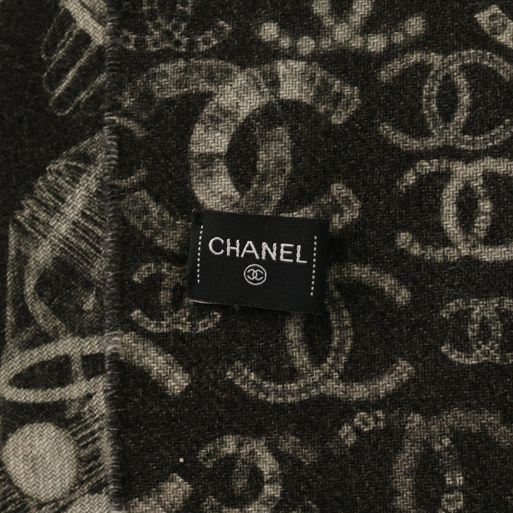 CHANEL(シャネル) 17AW アストロノート ストール マフラー カシミア ブラック レディース