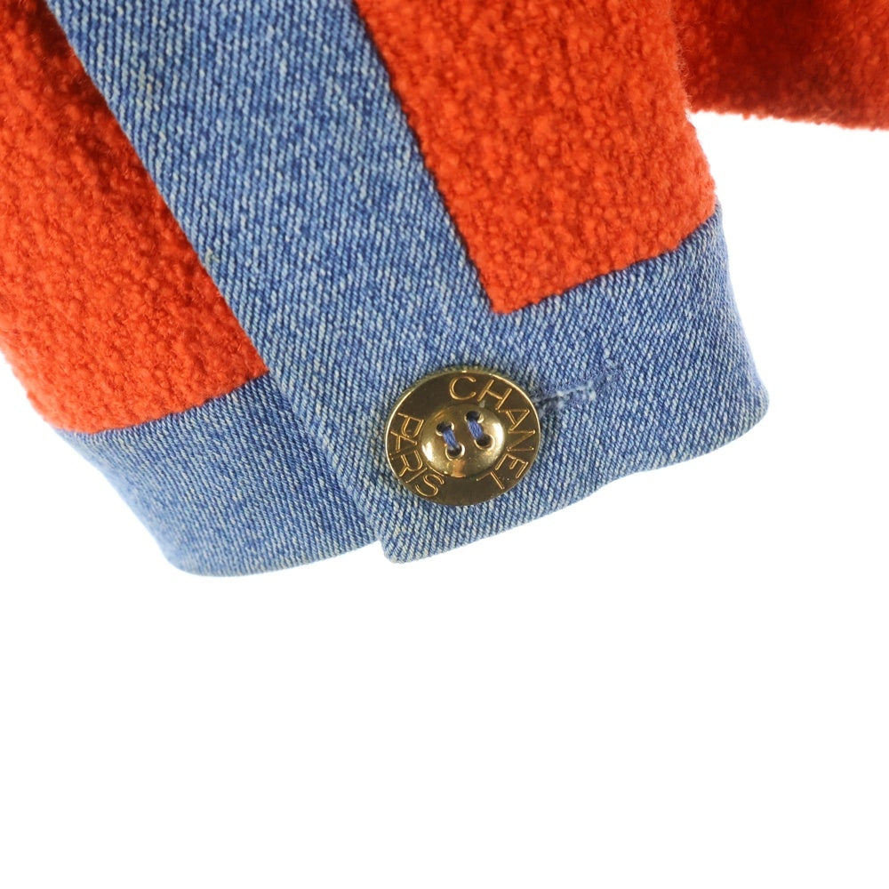 CHANEL(シャネル) ココマーク ボタン デニム セットアップ オレンジ/インディゴ レディース