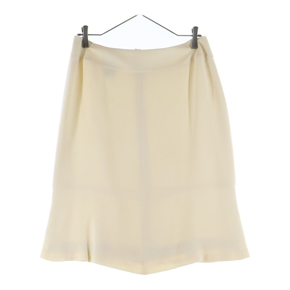 CHANEL(シャネル) シルク フレアスカート アイボリー レディース